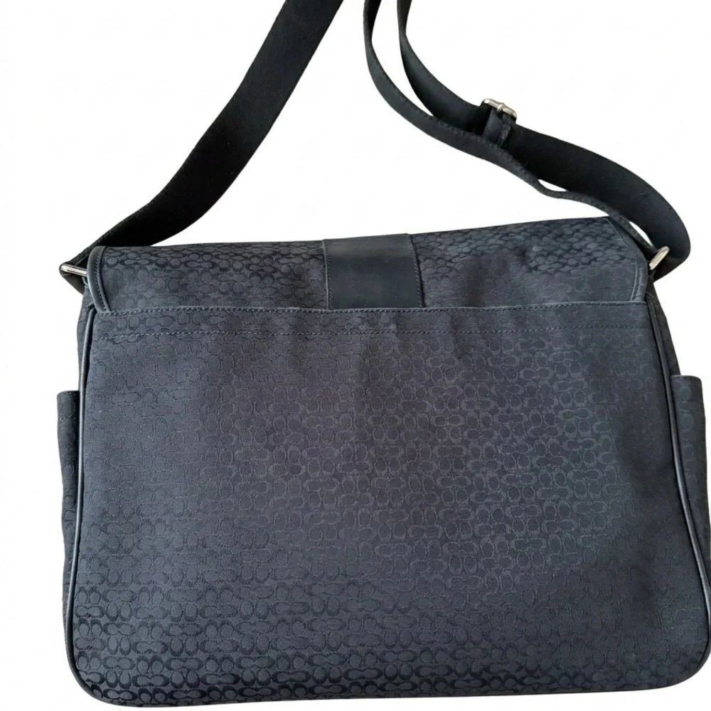 Coach Hudson Black Commuter Bag